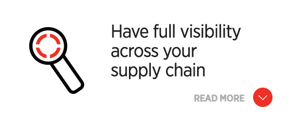 Full visibility across the Supply Chain