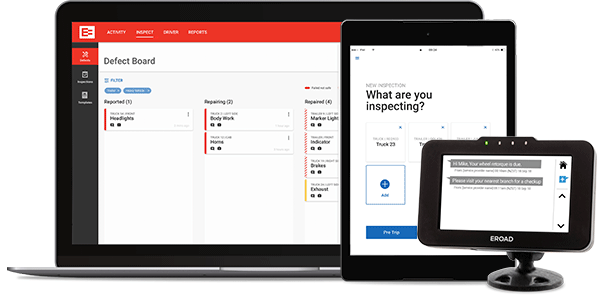 EROAD Inspect is now available In-vehicle for improved defect reporting