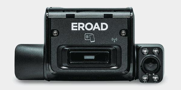EROAD Clarity Dashcam front 600x300 GreyBG