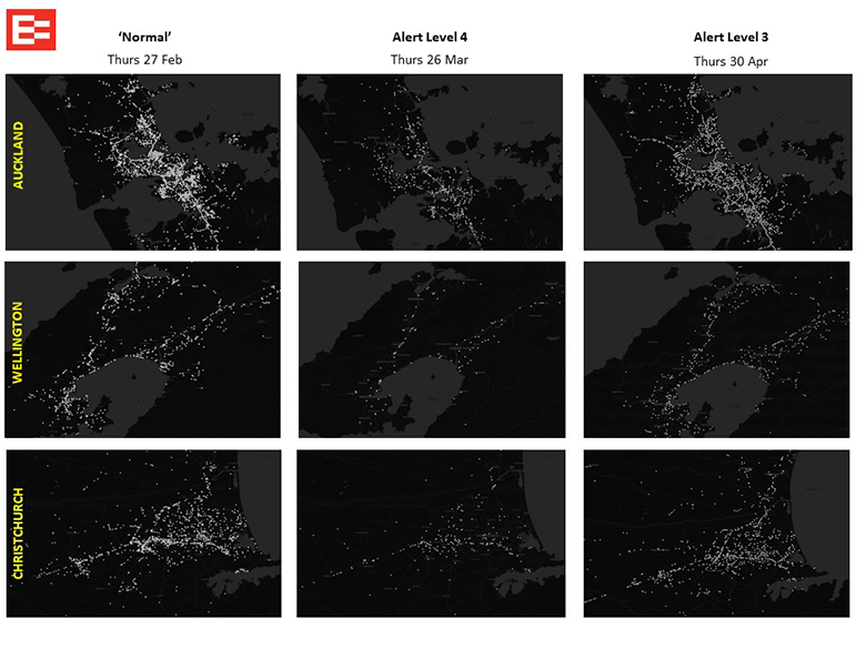 EROAD traffic density comparison 780