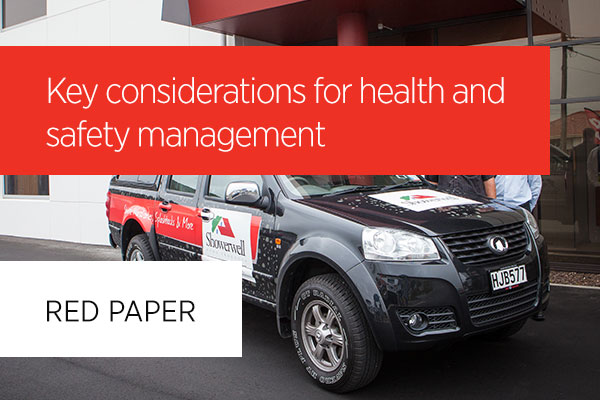 NZ Red Paper KeyConsid HealthSafety